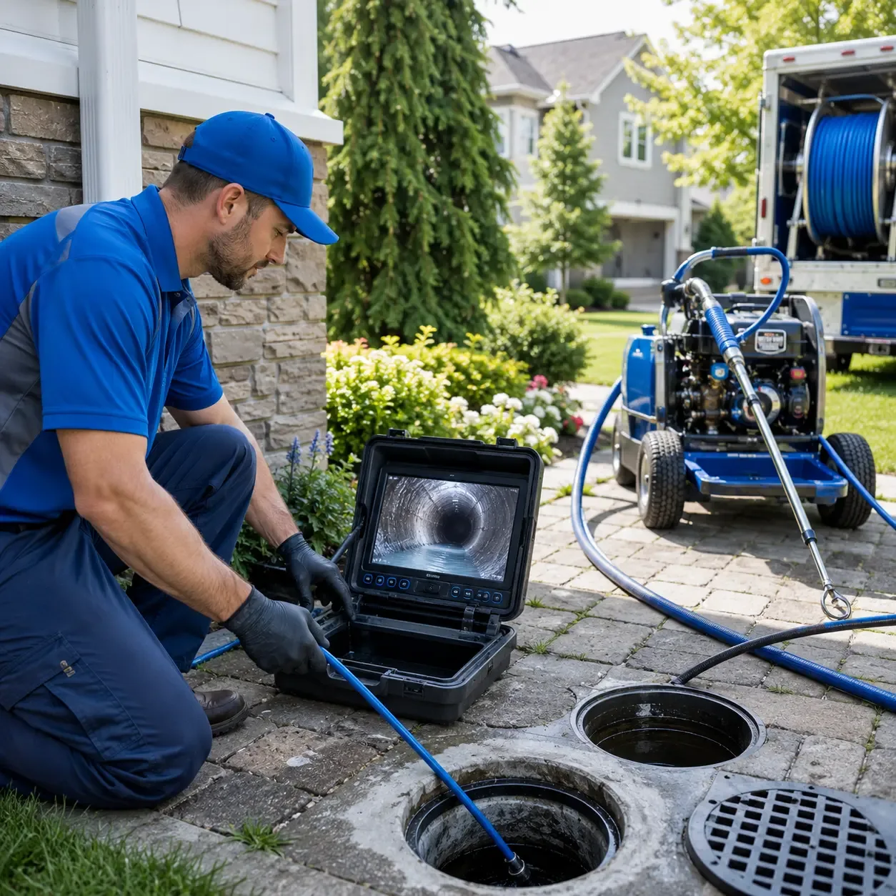 Outdoor drain cleaning professionals serving Rhodell, WV